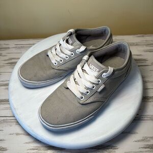 VANS Atwood Women's Sneakers Size 8, Lace-up, Gray.